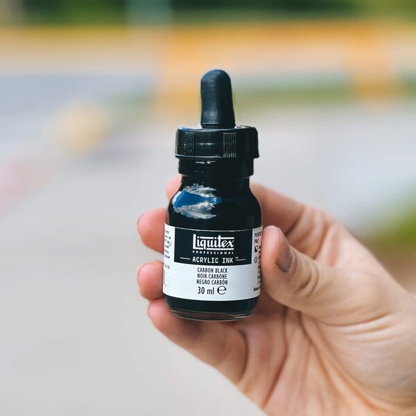 Acrylic Ink Carbon Black 30ml